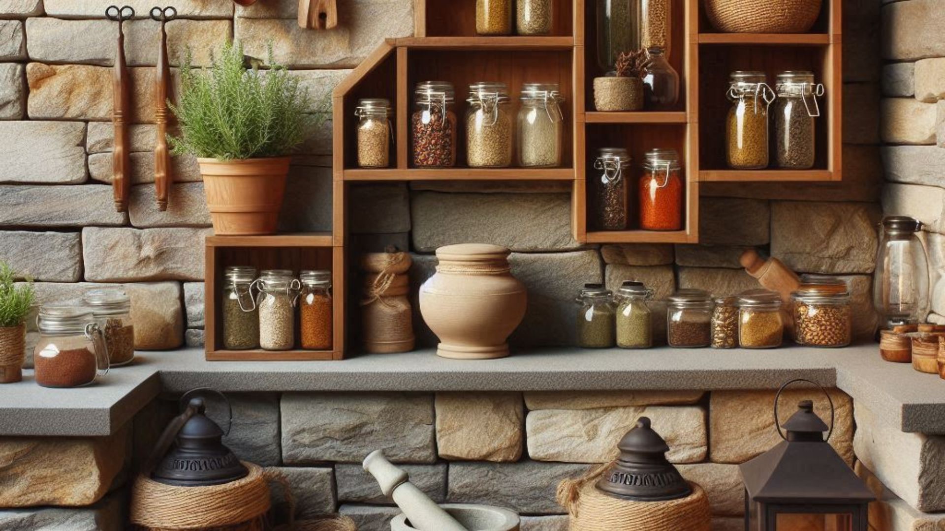 Creative Outdoor Kitchen Storage Ideas