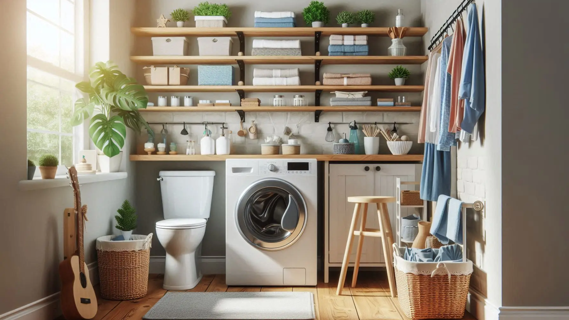 18 Clever Small Laundry Room Ideas With Toilet