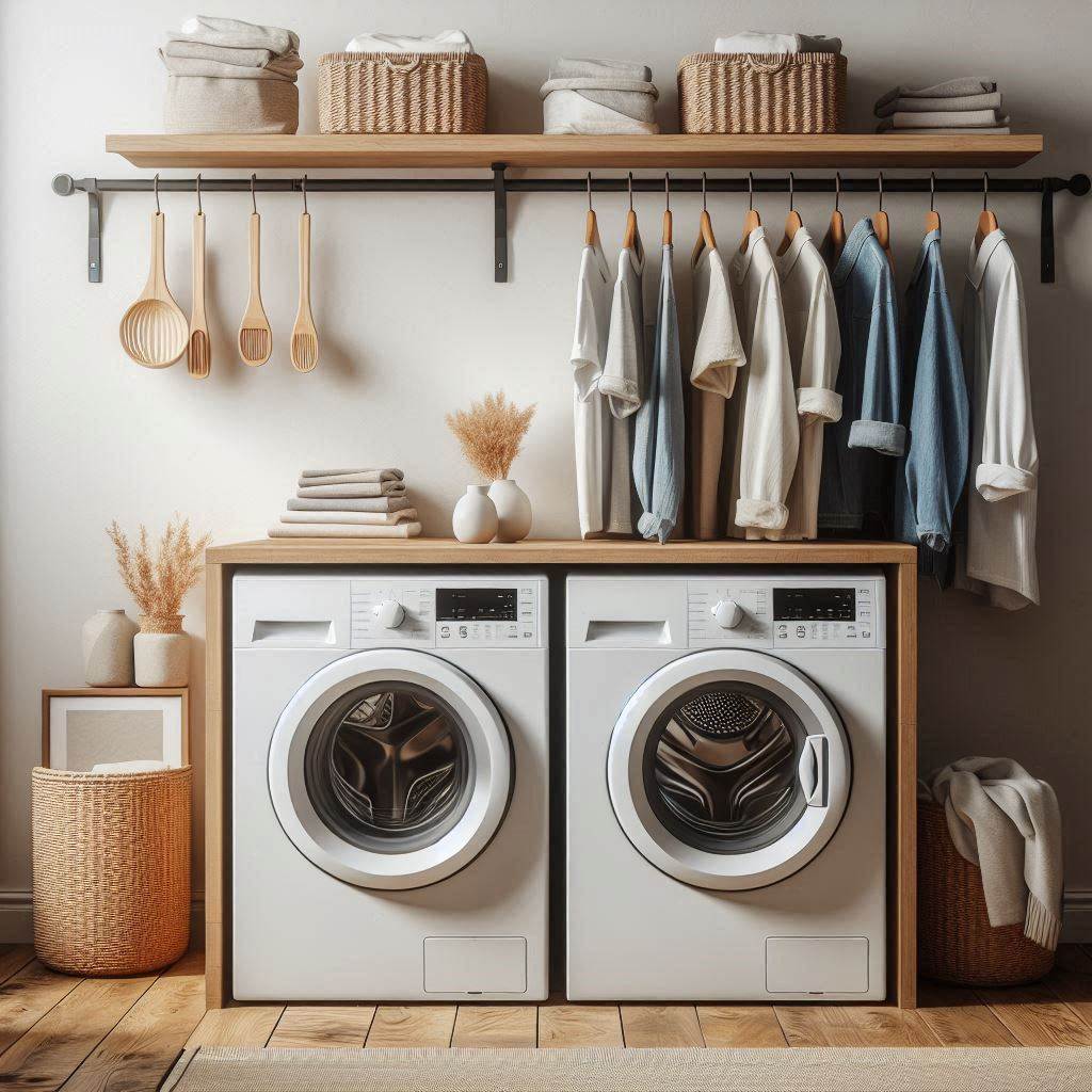 Add a Countertop Over the Washer and Dryer