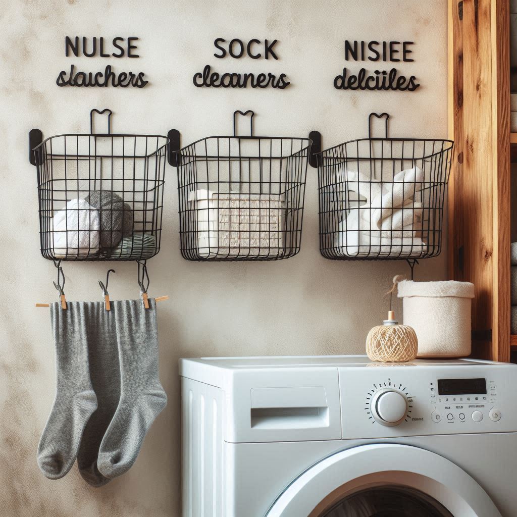 Use Hanging Baskets for Small Items