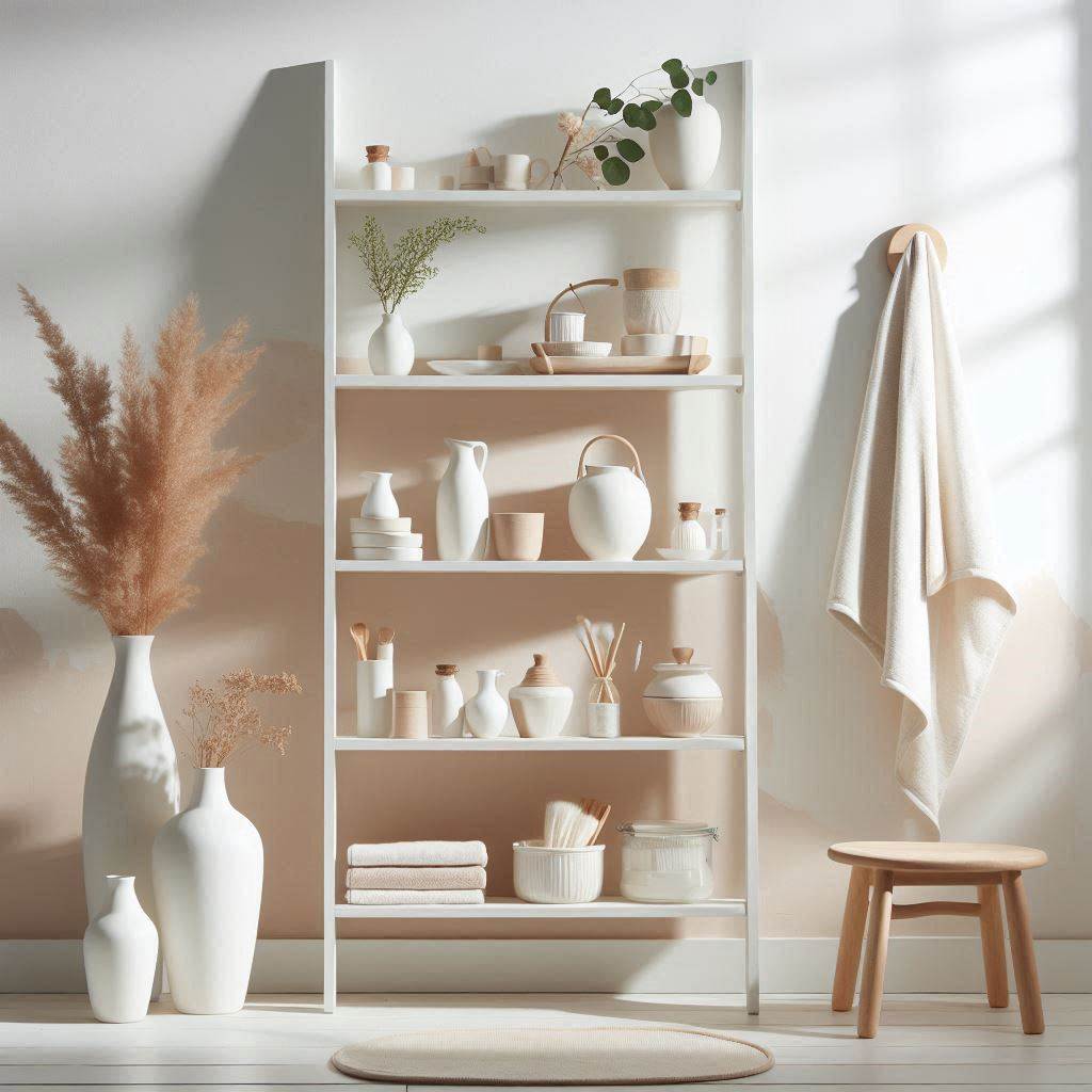 Leaning Ladder Shelf