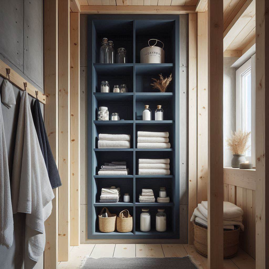 Narrow Built-In Wall Niche