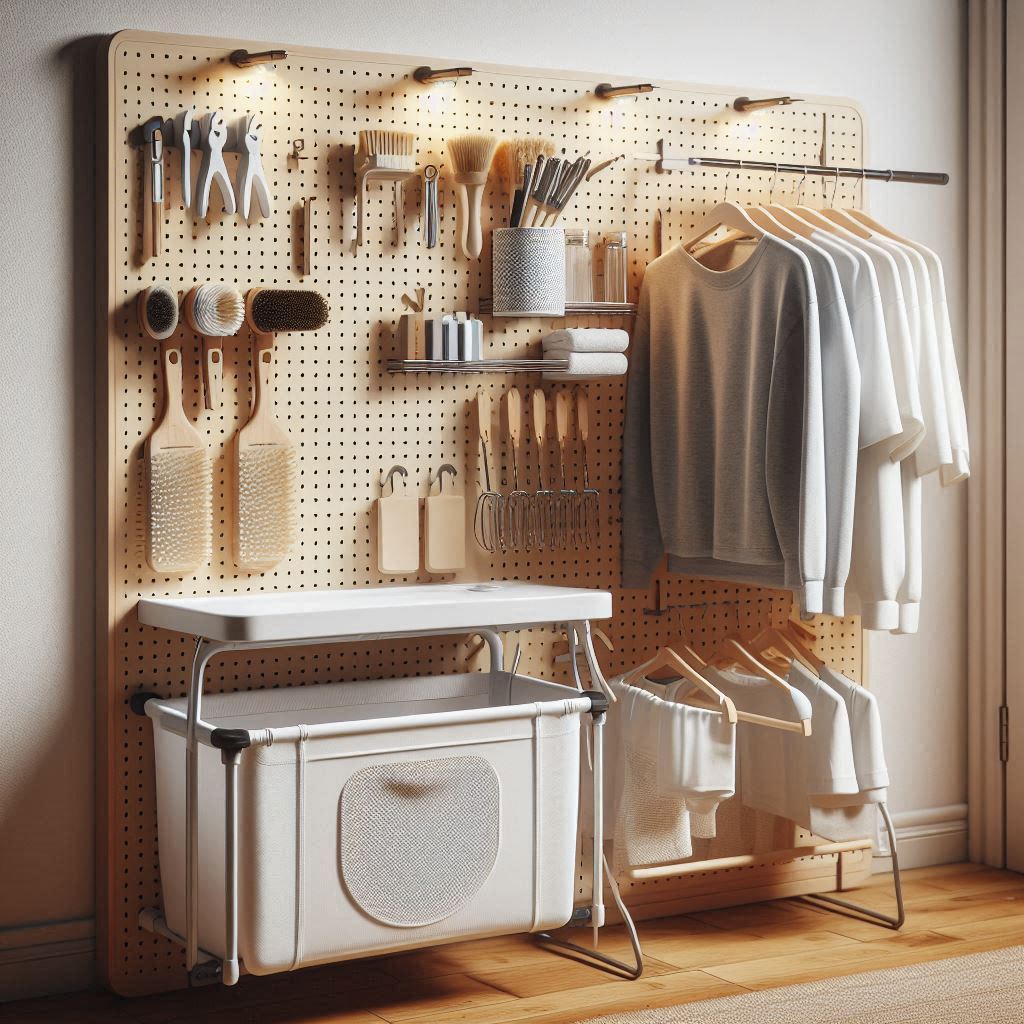 Add Hooks and Pegs for Hanging Tools