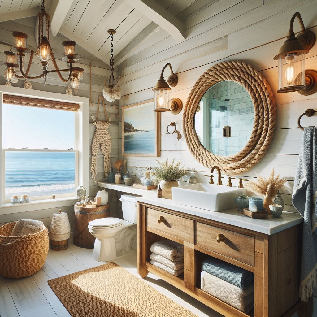 Nautical Accents in a Coastal Farmhouse