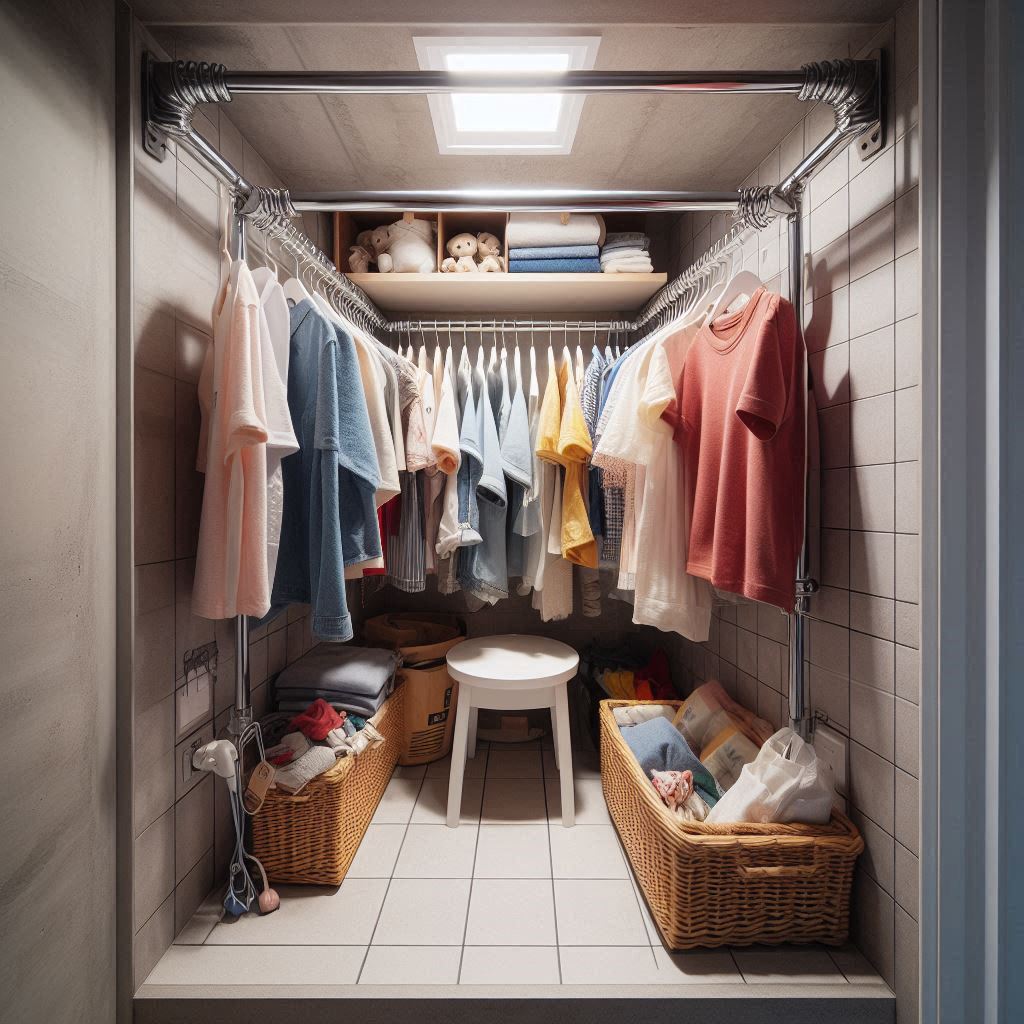 Use a Tension Rod in a Niche