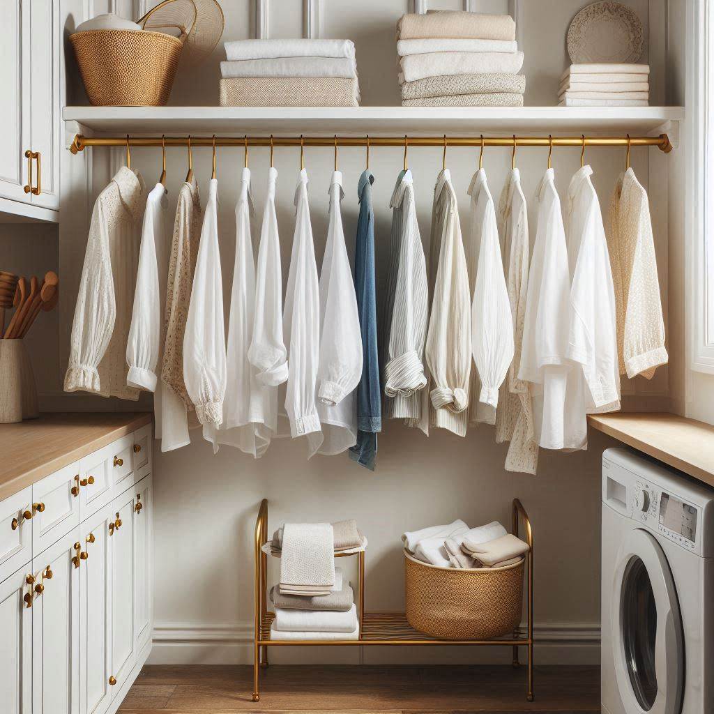 Hanging Rod for Drying Delicates
