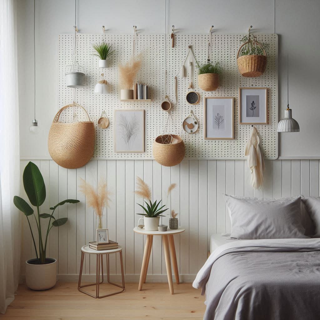 Pegboard Wall for Style & Storage