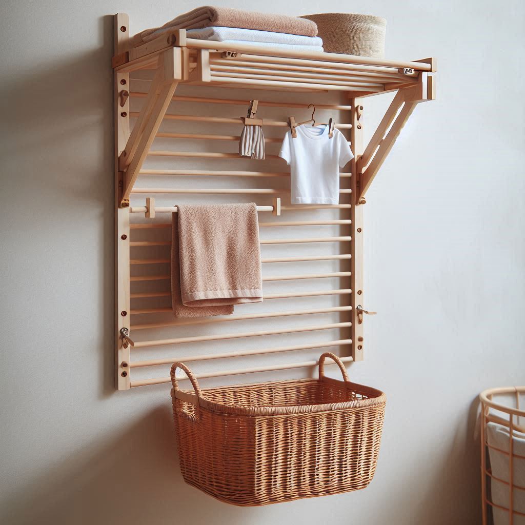 Build a Fold-Down Drying Rack