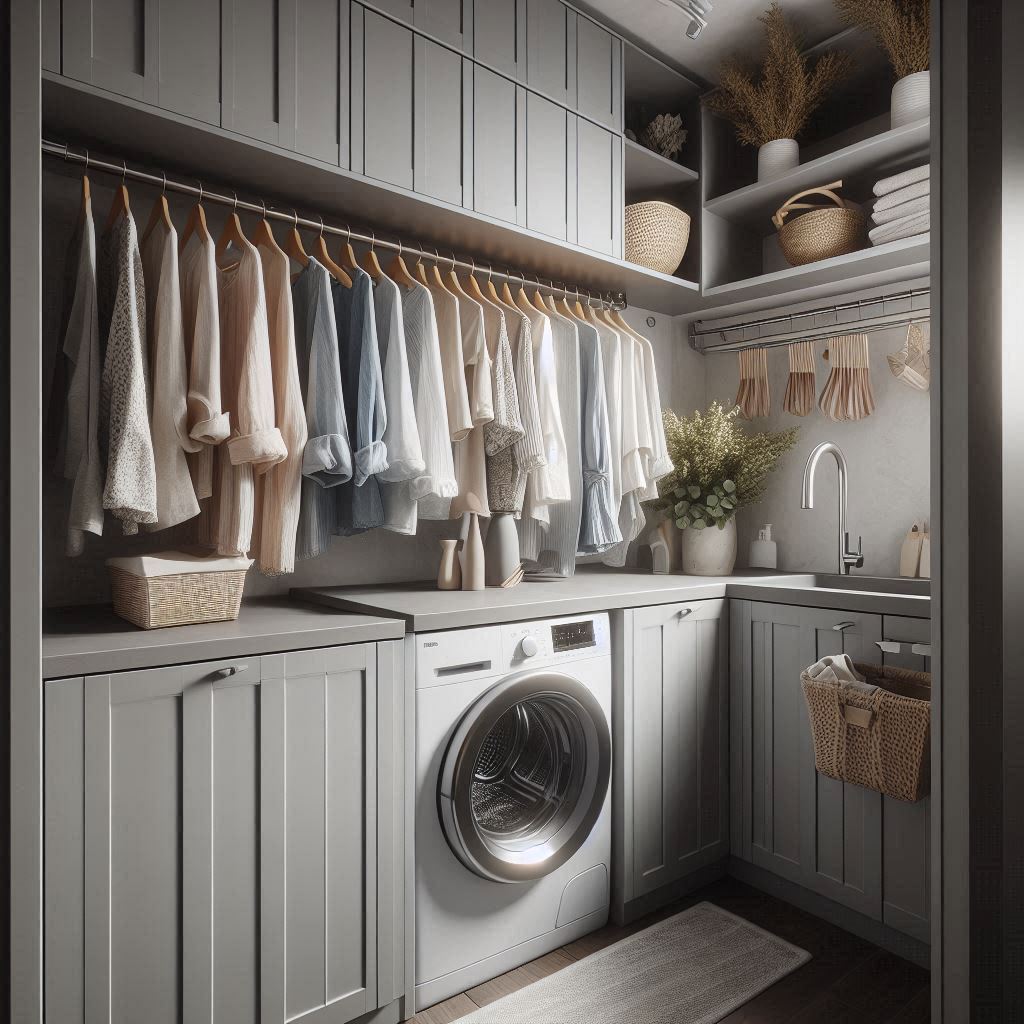Pull-Down Hanging Rods for Easy Access