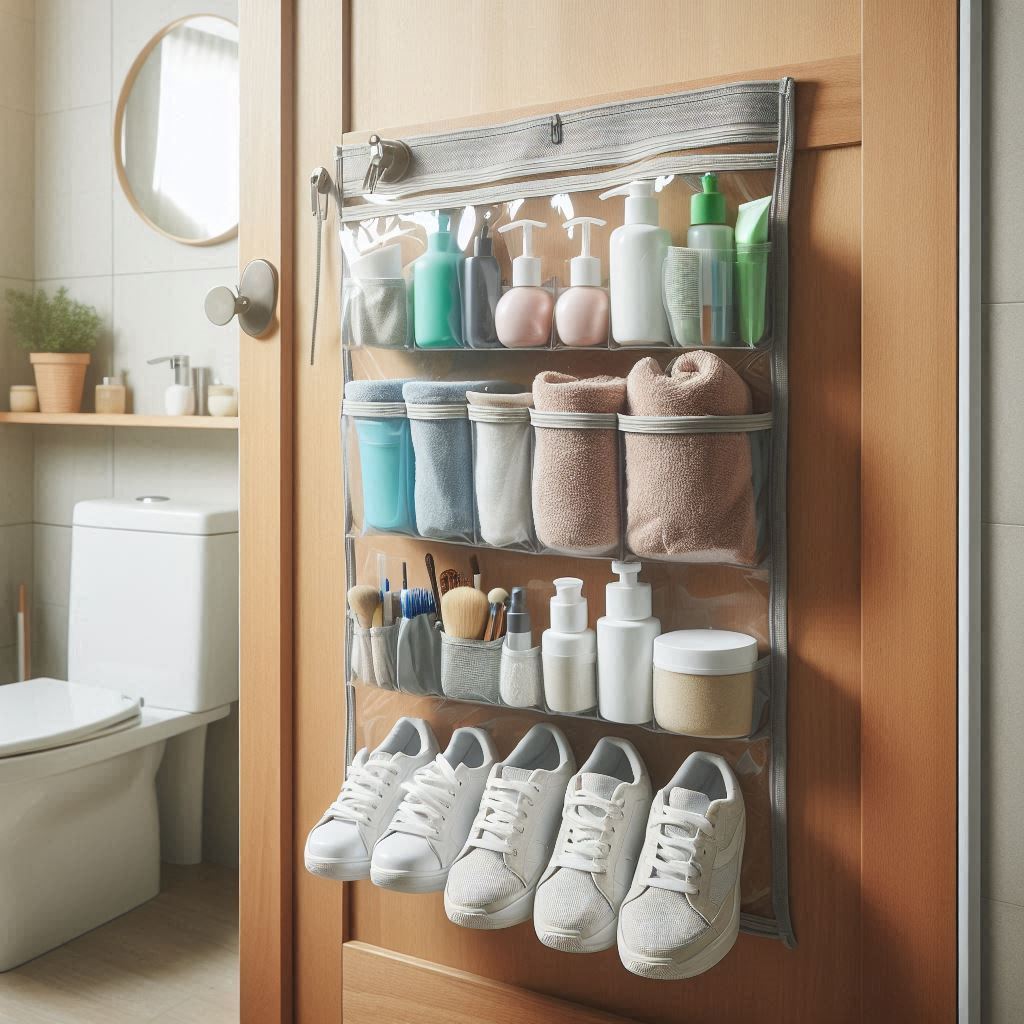 Hanging Shoe Organizer for Bathroom Supplies