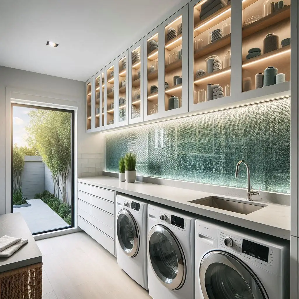 Glass Window Backsplash