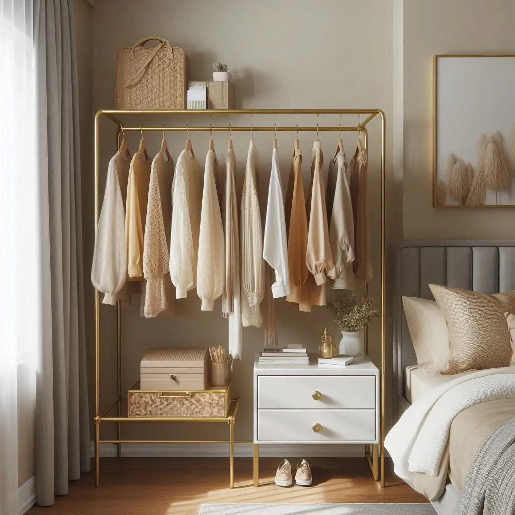Replace Bulky Closets with Open Racks