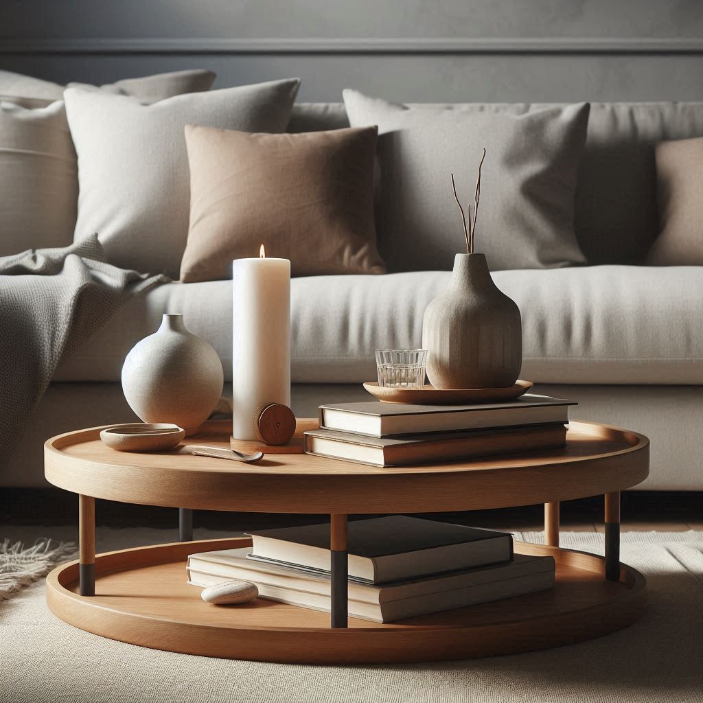 Coffee Table Styling with Trays
