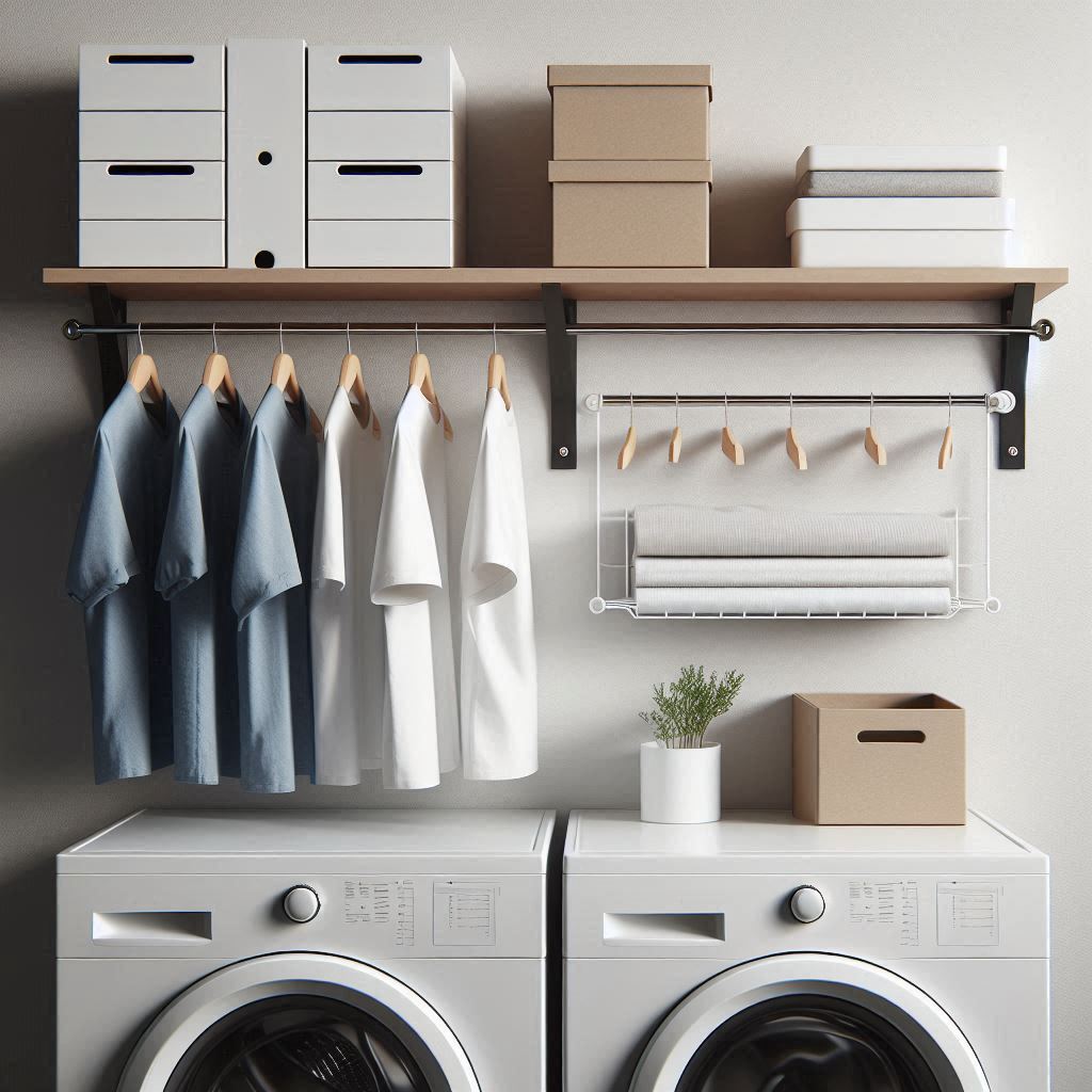 Add a Wall Shelf with Integrated Rod