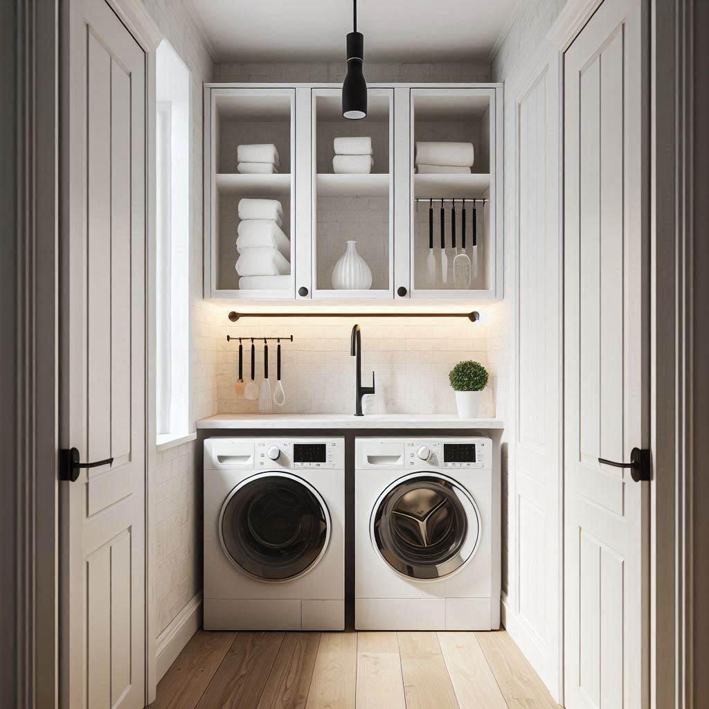Mount a Hanging Rod Between Cabinets