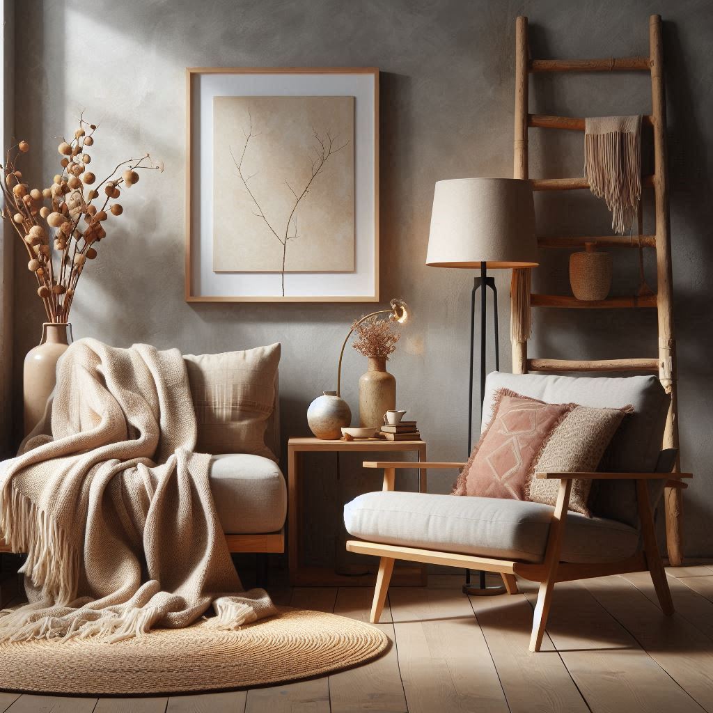 Decorative Ladder for Blank Corners