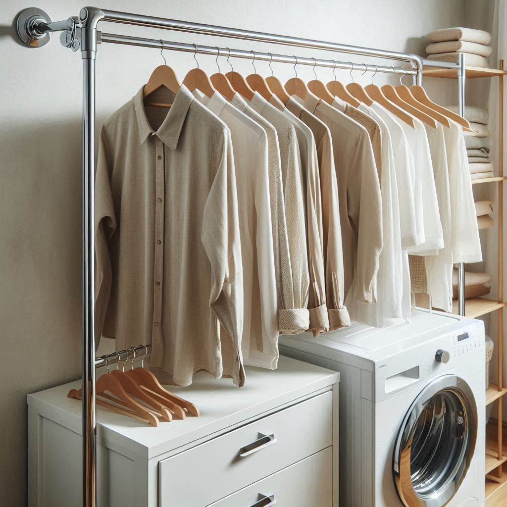 Add a Pull-Out Hanging Bar on the Cabinet Side