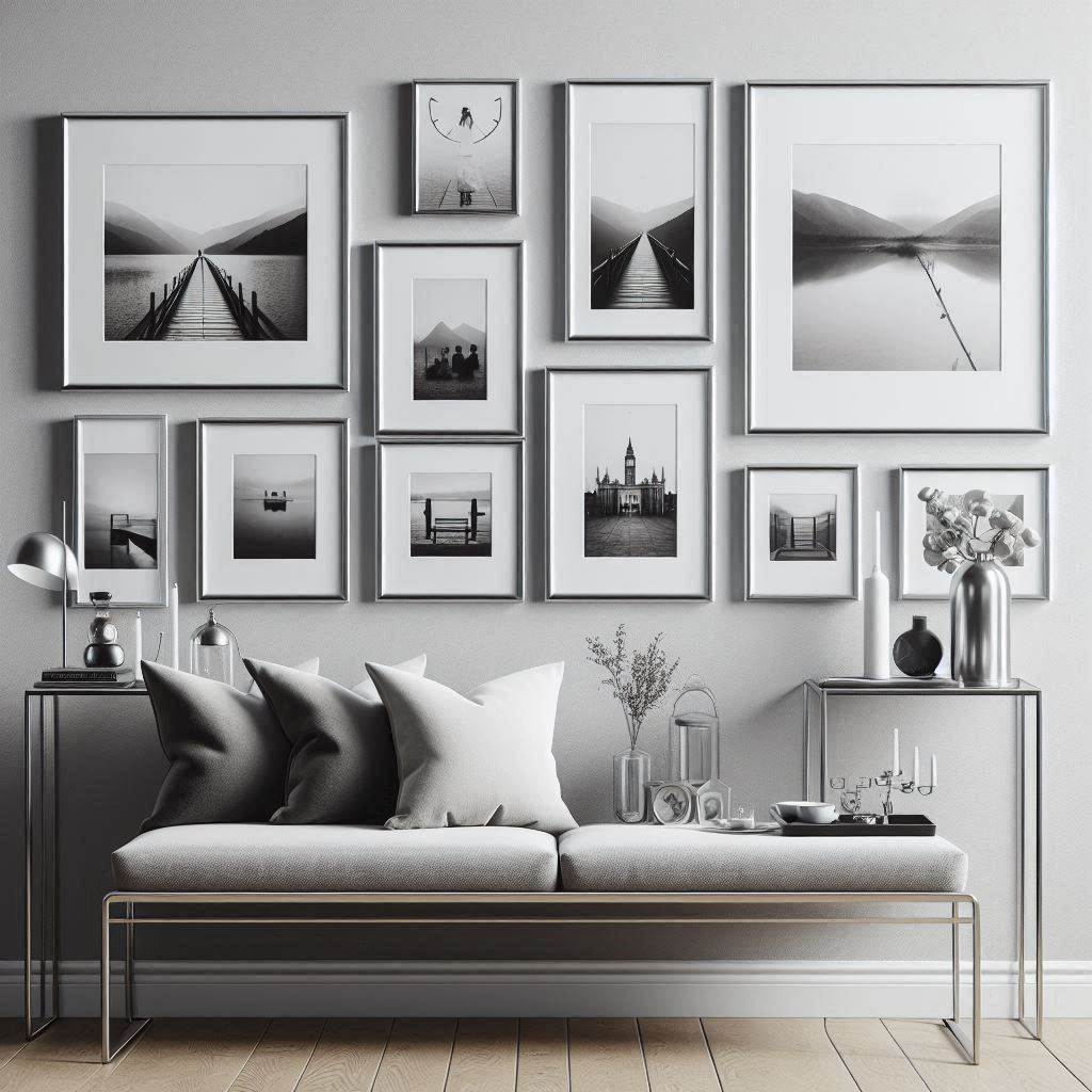 Silver Frames for a Sleek, Contemporary Touch