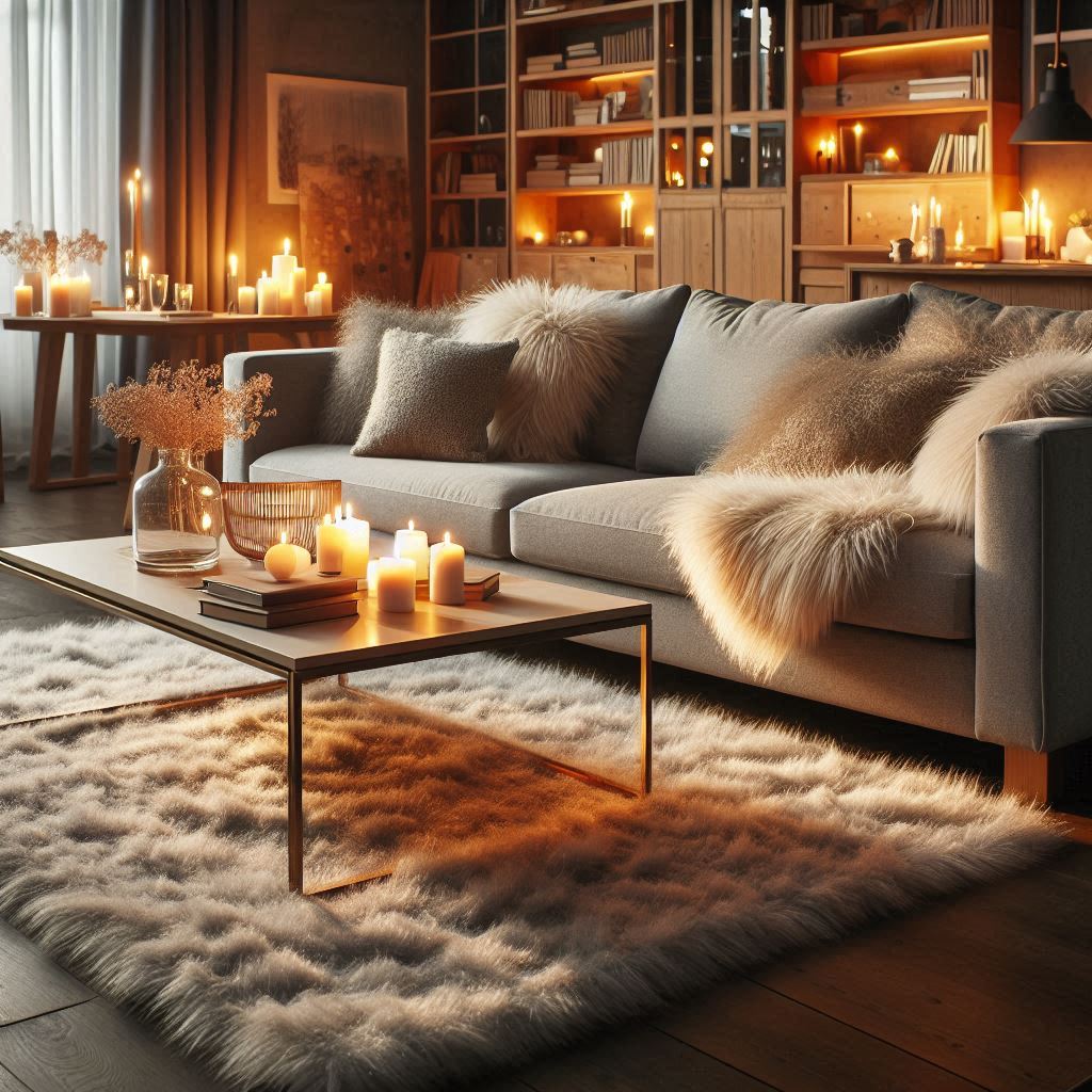 Bring in a Cozy Area Rug