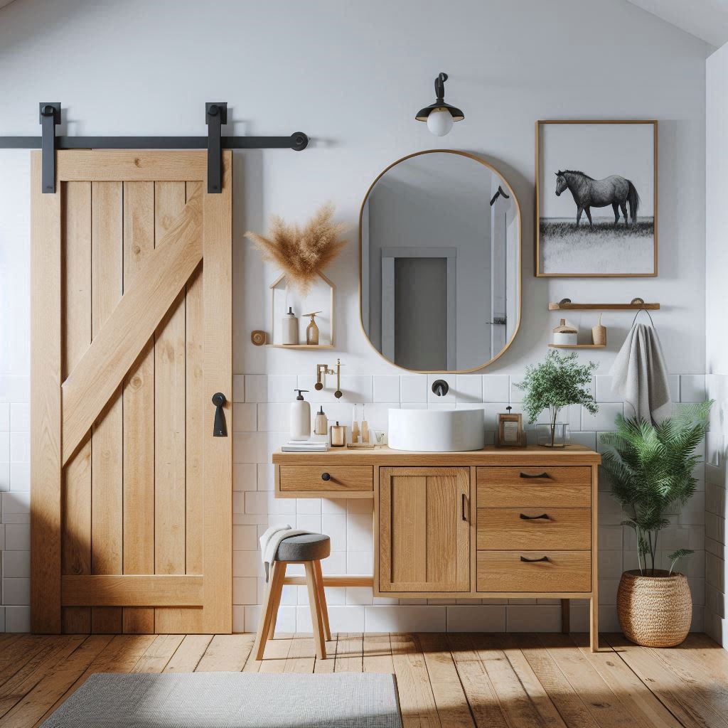Small Bathroom, Big Farmhouse Style