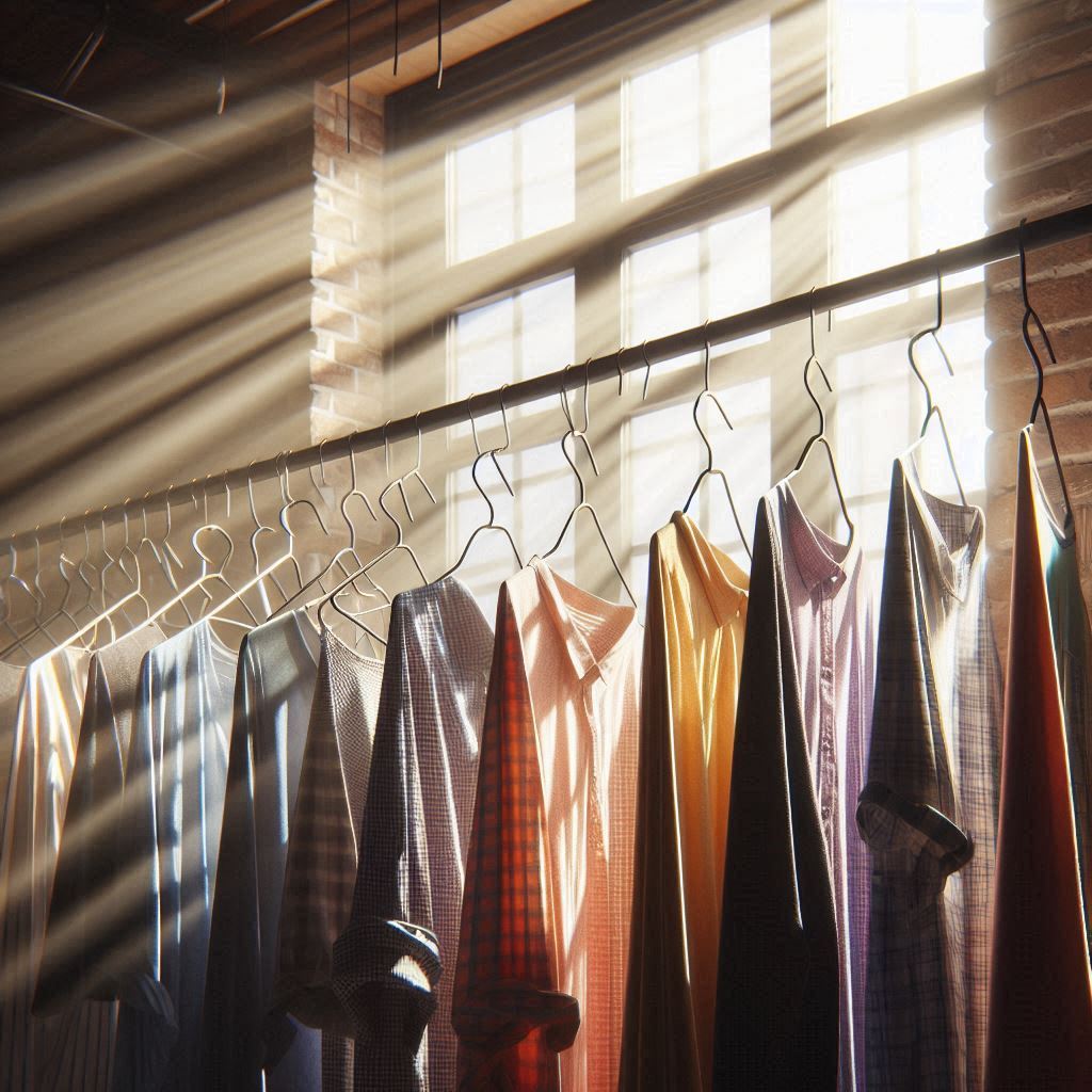 Place a Drying Rod Across a Window