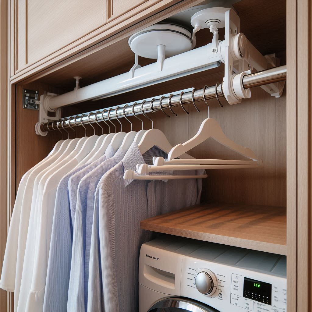 Install a Pull Down Hanging Rod