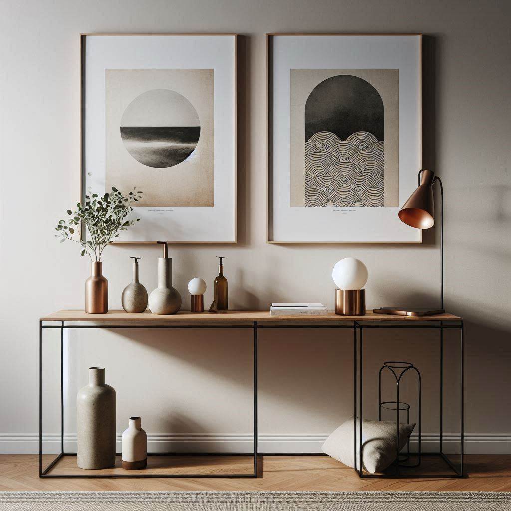 Two-Frame Gallery Wall for Minimal Impact