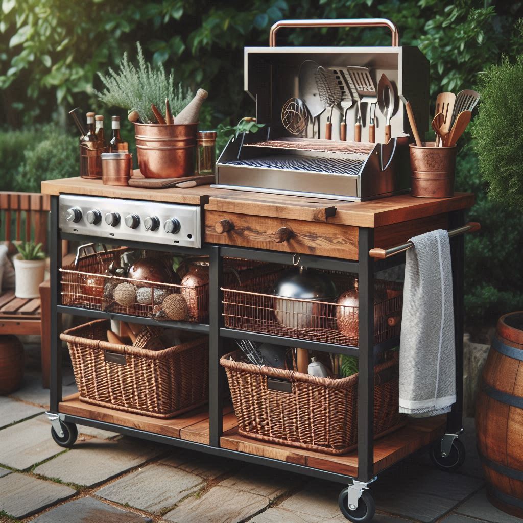 Rolling Kitchen Carts for Flexibility