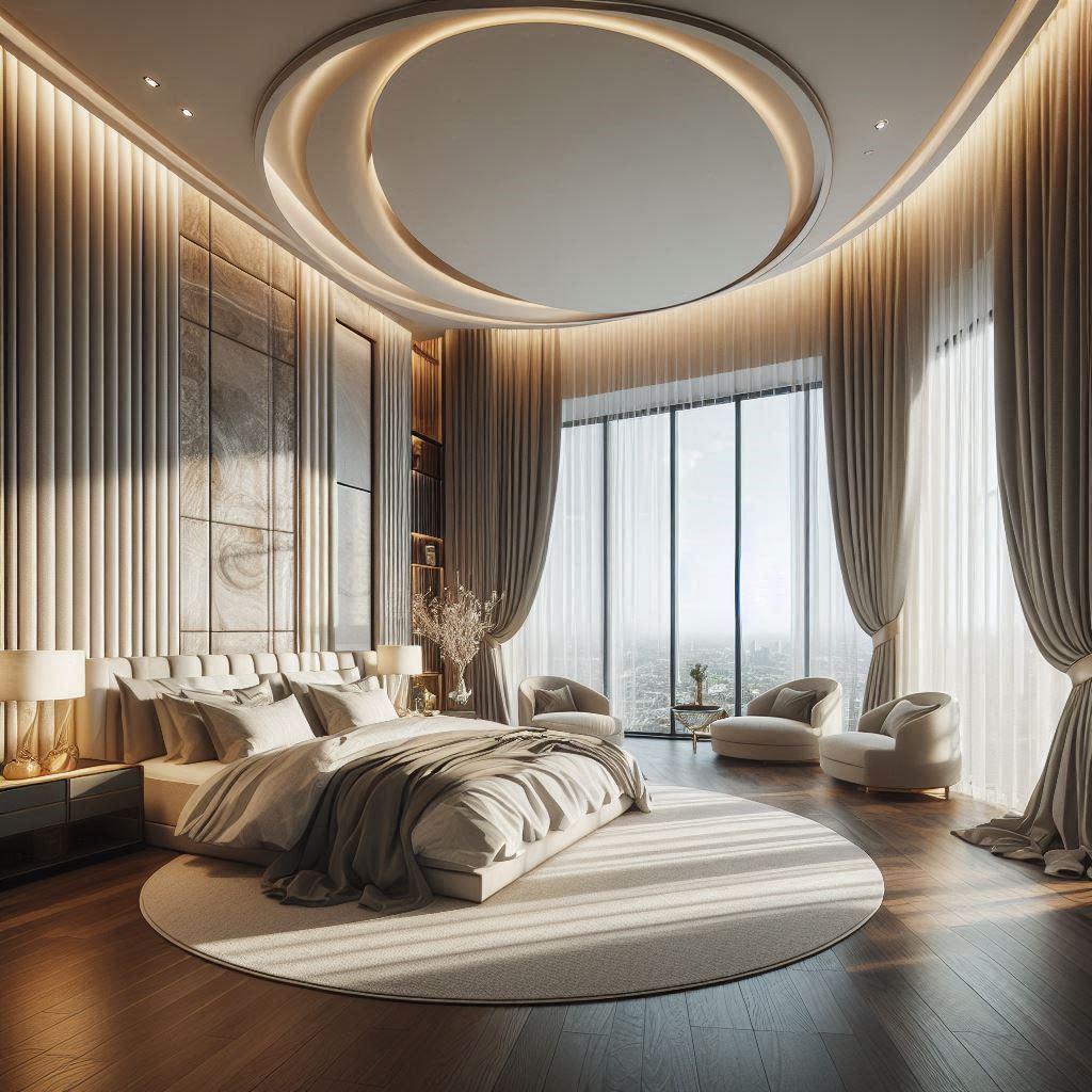 Floor-to-Ceiling Windows with Luxe Drapery