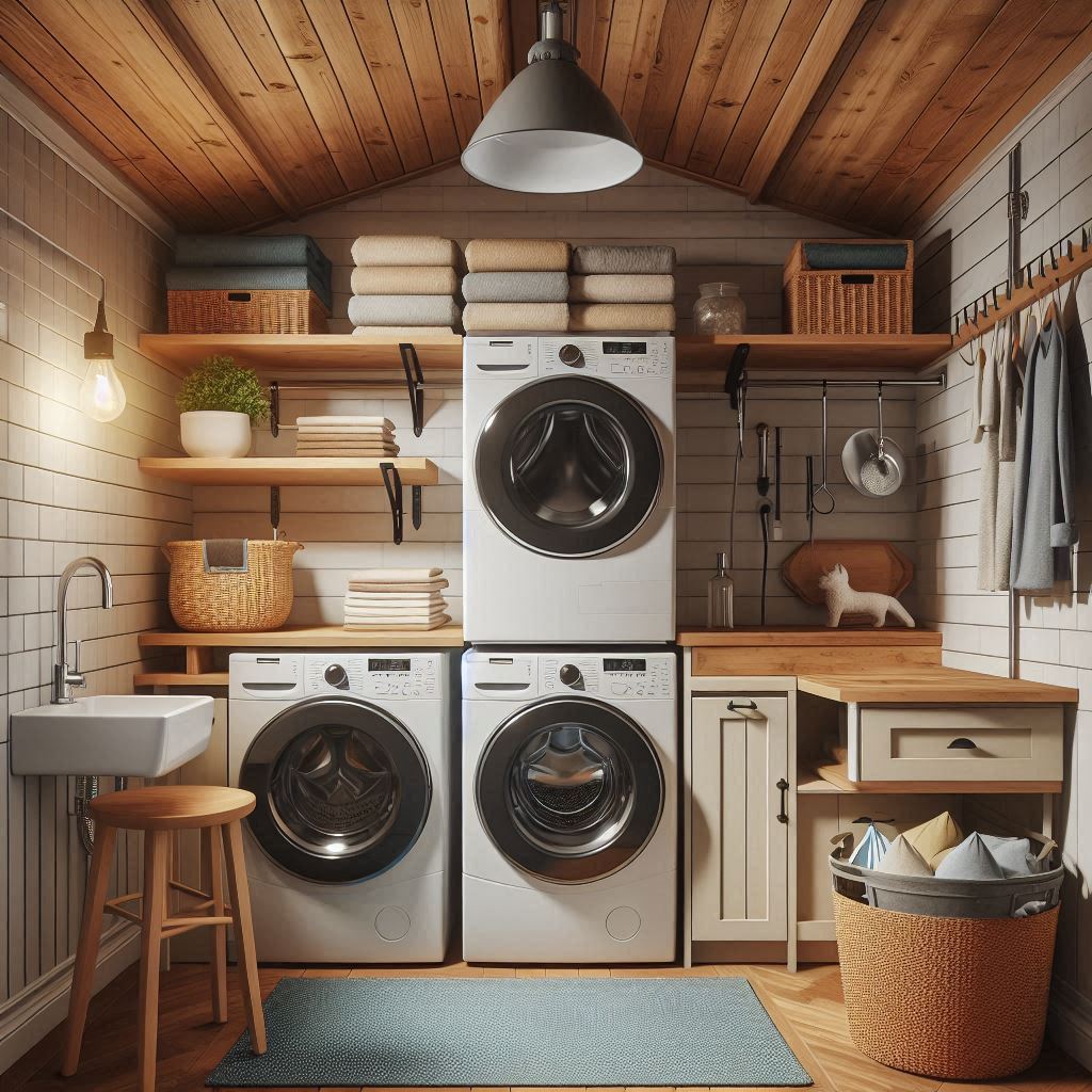 Stackables with Side Sink and Rod