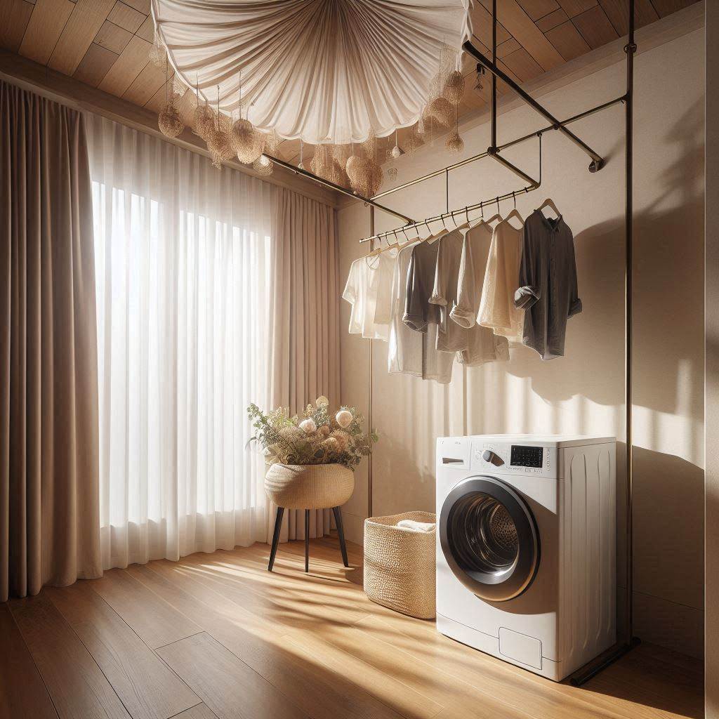 Over-Sink Rod with Curtain Rod Design