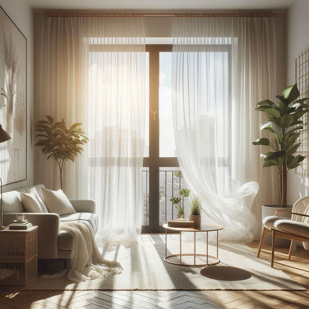 DIY Window Treatments with Tension Rods