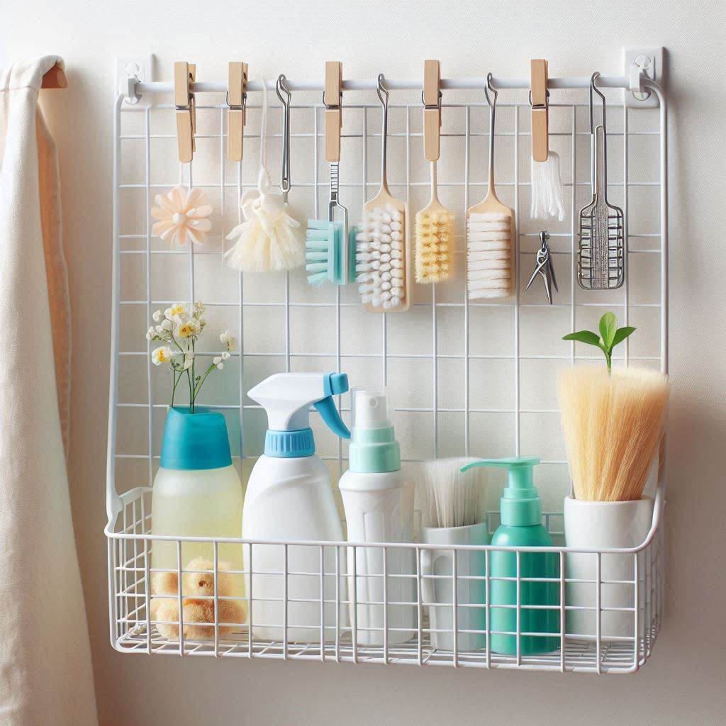 Behind-the-Door Shelving Rack