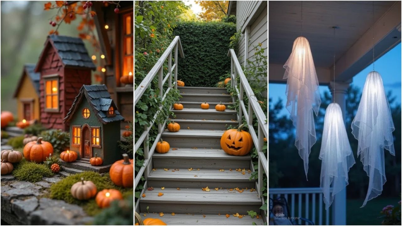 Halloween Small Porch Decorations DIY