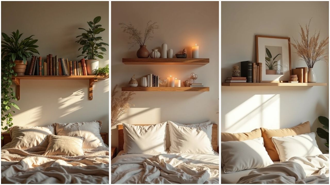 Bedroom Bookshelf Ideas Above Bed