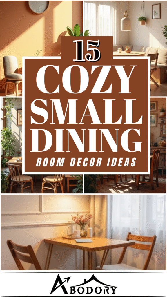 15 Cozy Small Dining Room Decor Ideas [Compact Dining Tips]