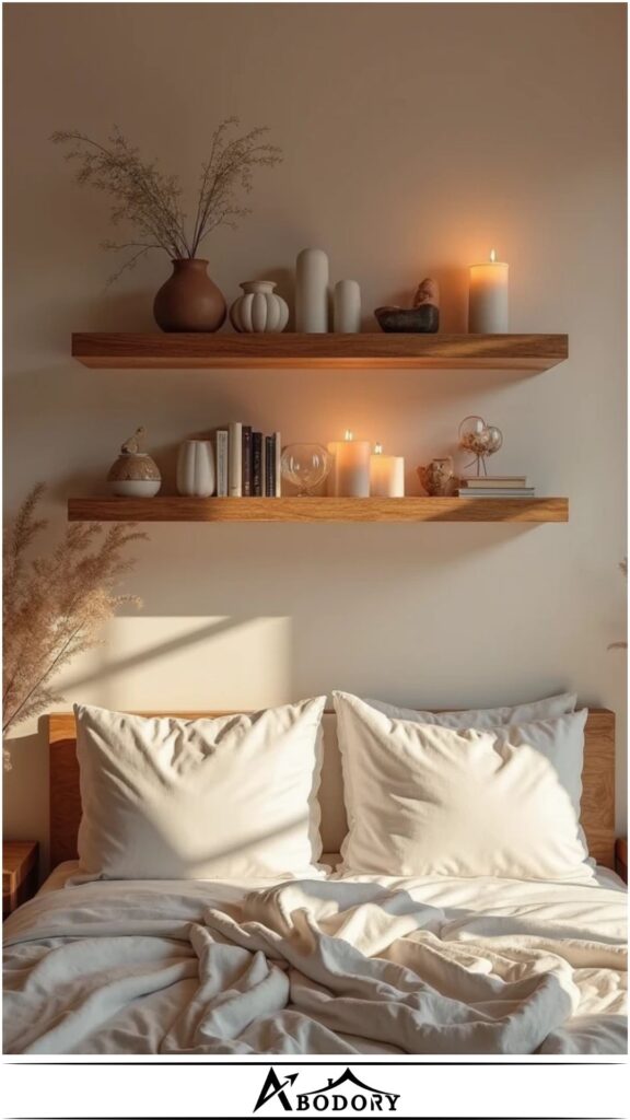 Style with candles, vases, and small decorative objects