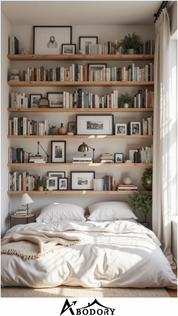 Tiered Wall Shelf Design