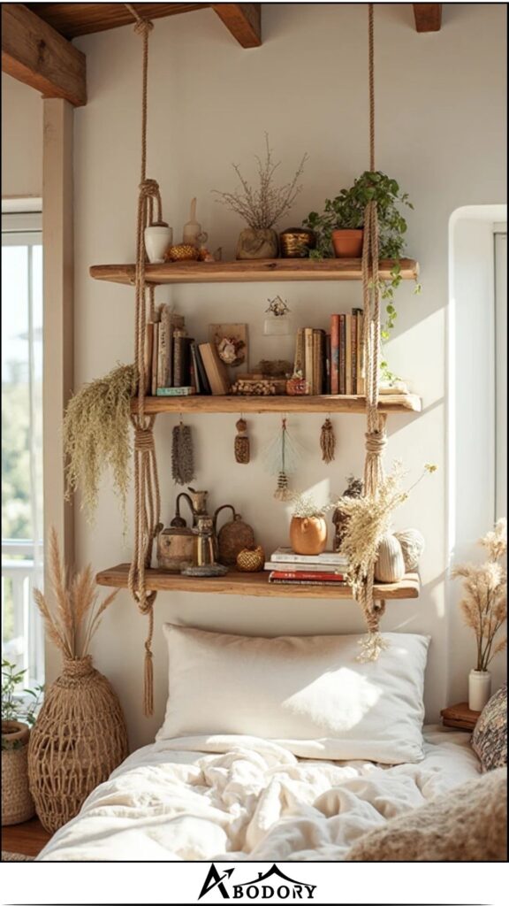 Hanging Rope Shelf