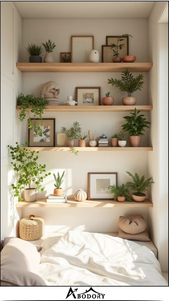 Minimalist Open Shelves
