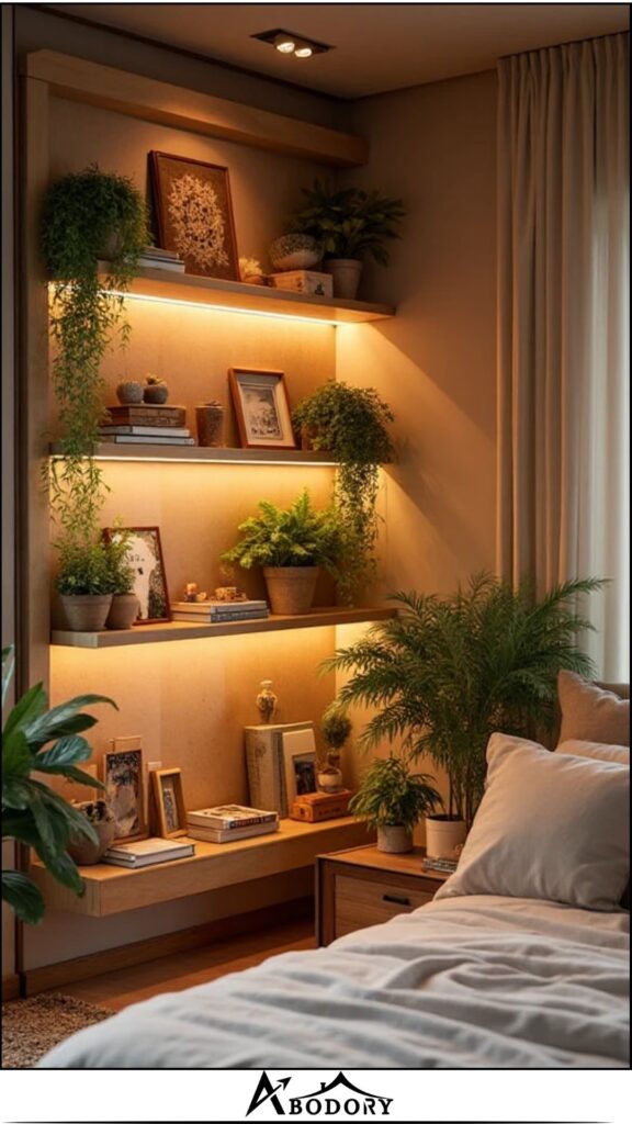 Tiered Corner Shelf